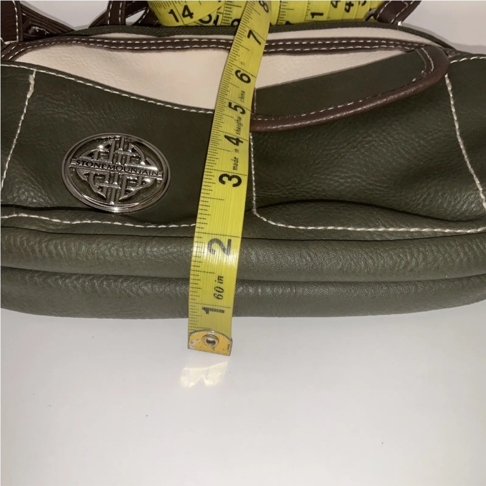 Stone Mountain USA Crossbody Purse Olive/Brown/Bone - Picture 13 of 14